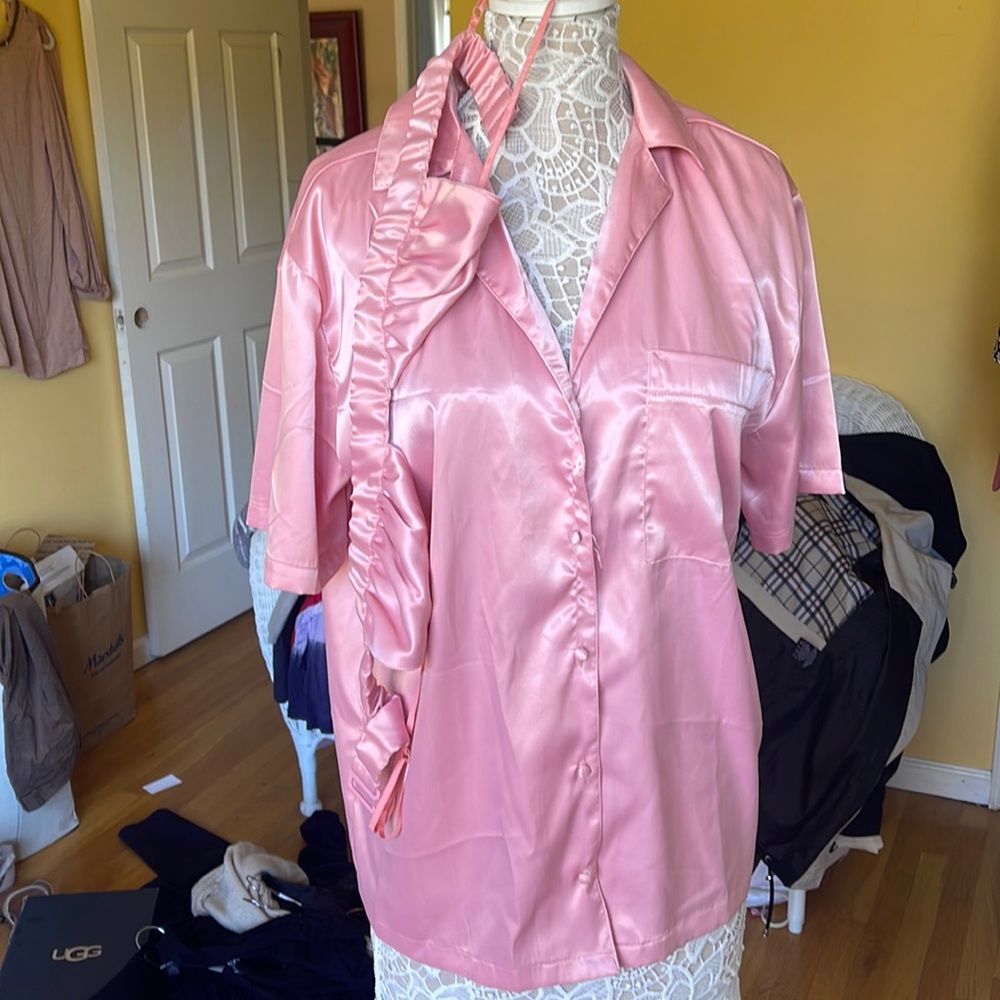 AFRM x Nordstrom nightshirt with matching night bra